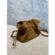 Borsa a tracolla YSL Saint Laurent Jamie pelle scamosciata Caramello