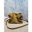 Borsa a tracolla YSL Saint Laurent Jamie pelle scamosciata Foglia d'oro