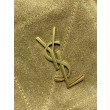 Borsa a tracolla YSL Saint Laurent Jamie pelle scamosciata Foglia d'oro