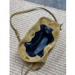 Borsa a tracolla YSL Saint Laurent Jamie pelle scamosciata Foglia d'oro