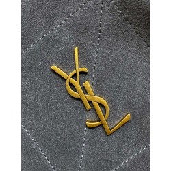 Borsa a tracolla YSL Saint Laurent Jamie pelle scamosciata Grigio