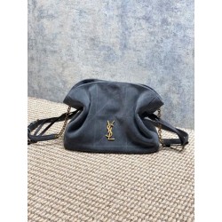 Borsa a tracolla YSL Saint Laurent Jamie pelle scamosciata Grigio