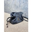Borsa a tracolla YSL Saint Laurent Jamie pelle scamosciata Grigio