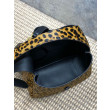 Borsa a tracolla YSL Saint Laurent Le 5 à 7 piccola/media cavallino con stampa leopardata Borsa a tracolla YSL Saint Laurent Le 5 à 7 piccola/media cavallino con stampa leopardata