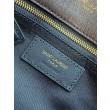 Borse Replica a tracolla YSL Saint Laurent media Loulou Puffer Caffè