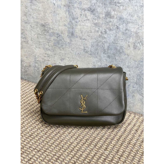 Imitazioni borse griffate a tracolla YSL Saint Laurent Small Jamie 4.3 Verde muschio Imitazioni borse griffate a tracolla YSL Saint Laurent Small Jamie 4.3 Verde muschio