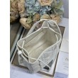 Borsa Dior D-Motion con cintura in pelle di agnello taglia 163 microchip bianca