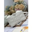 Borsa Dior D-Motion con cintura in pelle di agnello taglia 163 microchip bianca