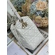 Borsa Dior D-Motion con cintura in pelle di agnello taglia 163 microchip bianca