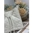 Borsa Dior D-Motion con cintura in pelle di agnello taglia 163 microchip bianca