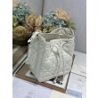 Borsa Dior D-Motion con cintura in pelle di agnello taglia 163 microchip bianca
