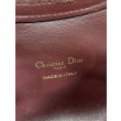 Borsa Dior Jolie Top Handle Mini Cannage Chain bordeaux