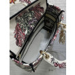 Borsa Dior Lady D-Lite media con ricamo floreale multicolore Borsa Dior Lady D-Lite media con ricamo floreale multicolore