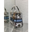 Borsa Dior Medium Lady D-Lite con ricamo Constellation Blu/Bianco Borsa Dior Medium Lady D-Lite con ricamo Constellation Blu/Bianco