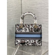 Borsa Dior Medium Lady D-Lite con ricamo Constellation Blu/Bianco Borsa Dior Medium Lady D-Lite con ricamo Constellation Blu/Bianco