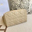 Borsa Replica 1:1 Dior Toujours Media Macrocannage Azzurro/Nero