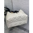 Borsa Dior Toujours Media Macrocannage Bianco/Nero