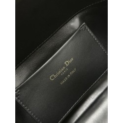 Borse Imitazioni Dior Toujours Vertical Tote piccola con portafortuna Nero