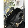 Borse Imitazioni Dior Toujours Vertical Tote piccola con portafortuna Nero