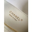 Borsa hobo Chanel piccola Pearls AS5898 pelle di vitello Bianco