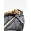 Borsa hobo Chanel piccola Pearls AS5898 pelle di vitello nera