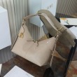 Qualità superiore replica hobo Dior Voyage piccola/media piatta Macrocannage Albicocca