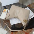 Qualità superiore replica hobo Dior Voyage piccola/media piatta Macrocannage Albicocca