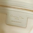Borse Replica Alta Qualità hobo Dior Voyage piccola/media piatta Macrocannage Bianco