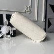 Borsa Replica 1:1 hobo grande Chanel con finiture metallo dorato AS5967 Bianco