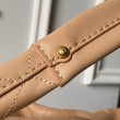 Borsa hobo grande Chanel con finiture metallo dorato AS5967 marrone