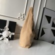 Borsa hobo grande Chanel con finiture metallo dorato AS5967 marrone