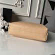 Borsa hobo grande Chanel con finiture metallo dorato AS5967 marrone