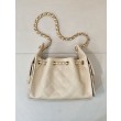 Borsa hobo piccola Chanel 25 AS5631 Albicocca