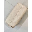 Borsa hobo piccola Chanel 25 AS5631 Albicocca