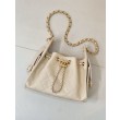 Borsa hobo piccola Chanel 25 AS5631 Albicocca