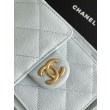 Borse Imitazioni hobo piccola Chanel 25 AS5631 Azzurro