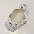 Borsa hobo piccola Chanel 25 AS5631 Bianco