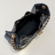 Borsa hobo piccola Chanel 25 AS5631 Nero