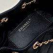 Borsa hobo piccola Chanel 25 AS5631 Nero