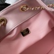 Borsa hobo piccola Chanel 25 AS5631 scamosciata Rosa