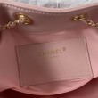Borsa hobo piccola Chanel 25 AS5631 scamosciata Rosa