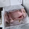 Borsa hobo piccola Chanel 25 AS5631 scamosciata Rosa