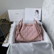 Borsa hobo piccola Chanel 25 AS5631 scamosciata Rosa