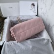 Borsa hobo piccola Chanel 25 AS5631 scamosciata Rosa