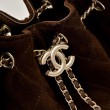 Replica Perfetta hobo piccola Chanel 25 AS5631 scamosciata Rosso scuro