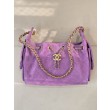 Qualità superiore replica hobo piccola Chanel 25 AS5631 scamosciata viola