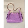 Qualità superiore replica hobo piccola Chanel 25 AS5631 scamosciata viola
