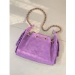 Qualità superiore replica hobo piccola Chanel 25 AS5631 scamosciata viola