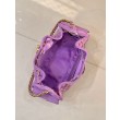 Qualità superiore replica hobo piccola Chanel 25 AS5631 scamosciata viola
