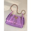 Qualità superiore replica hobo piccola Chanel 25 AS5631 scamosciata viola